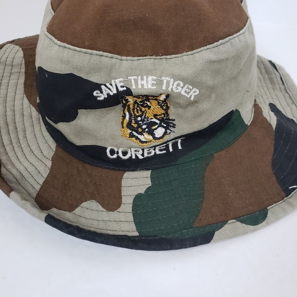 Vintage save the tiger cobra camo bucket hat - Picture 4 of 5